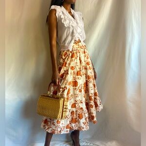 Aline floral printed skirt